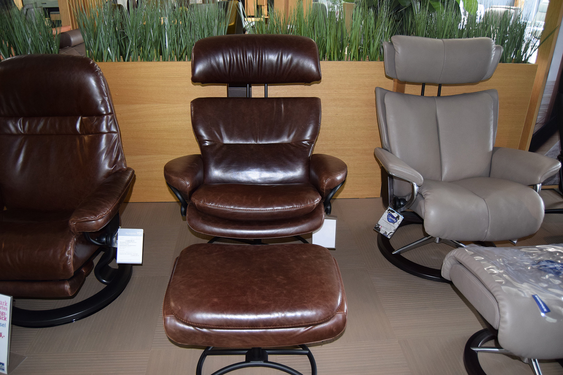 Stressless Sessel und Hocker Rome