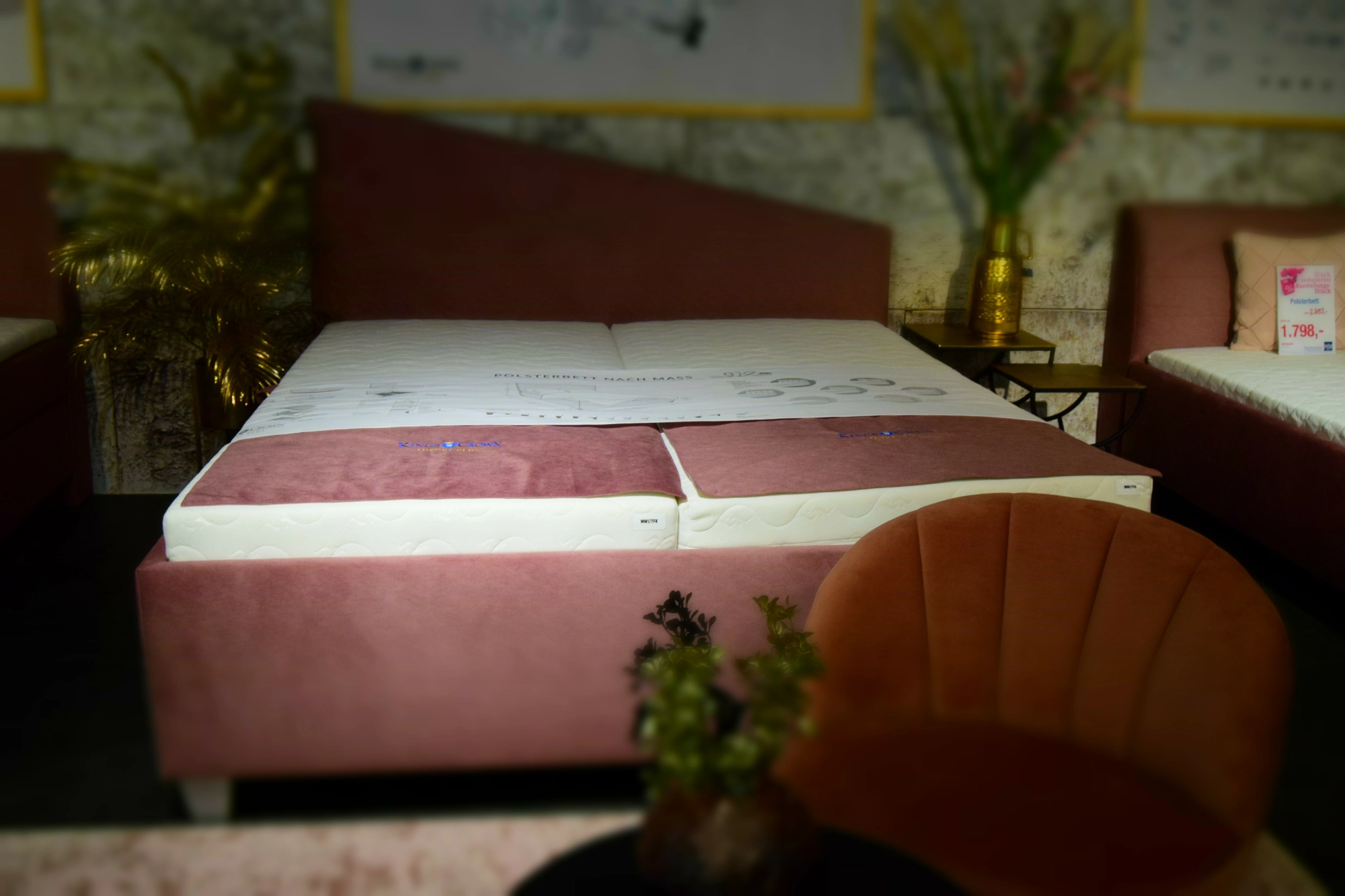Polsterbett Kings Crown mit Stauraum – Jetzt zum Sonderpreis!