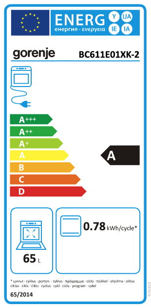 Gorenje Elektro Einbauherd BC611E01XK-2