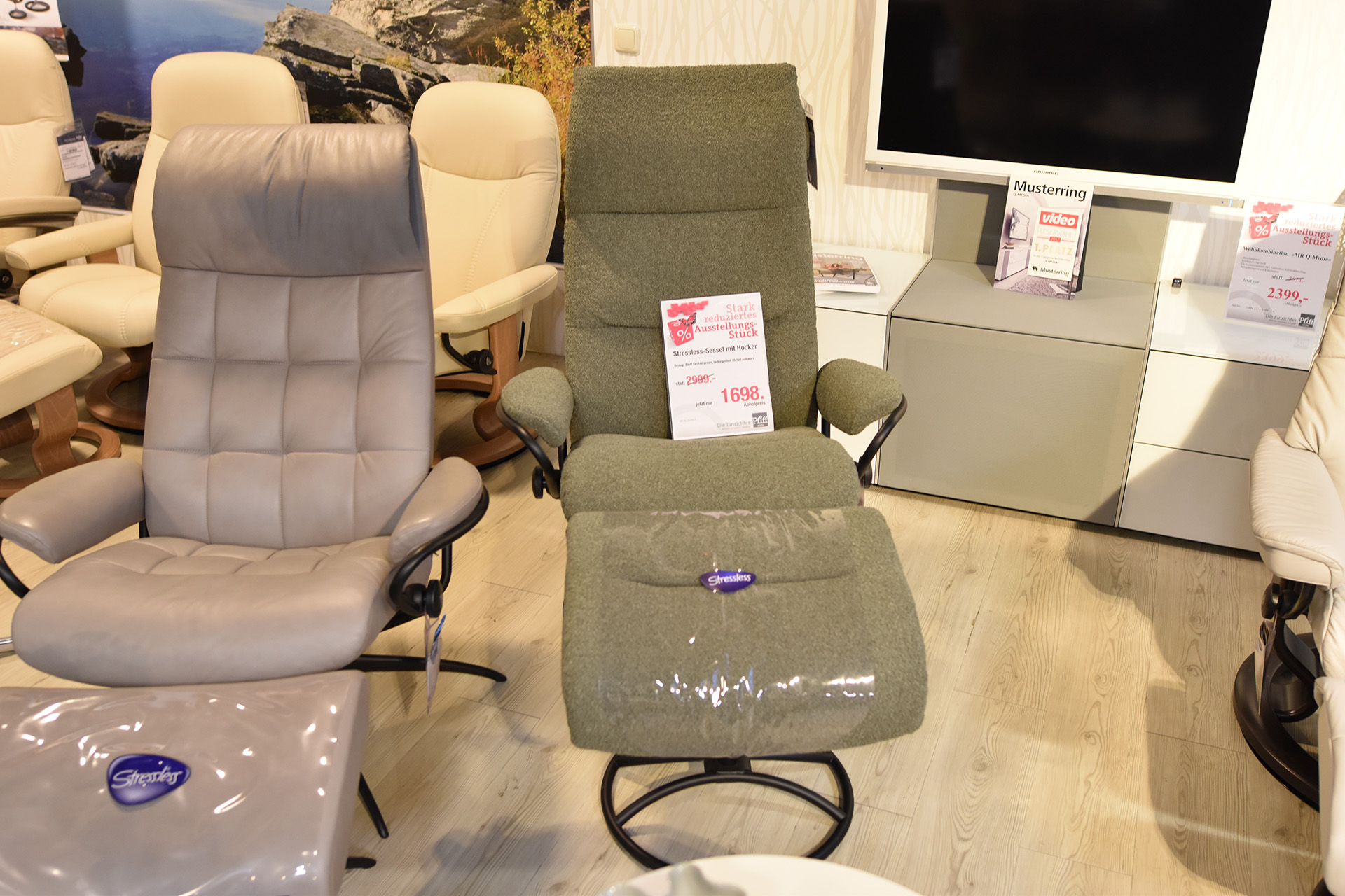 Stressless Sessel mit Hocker Tokyo