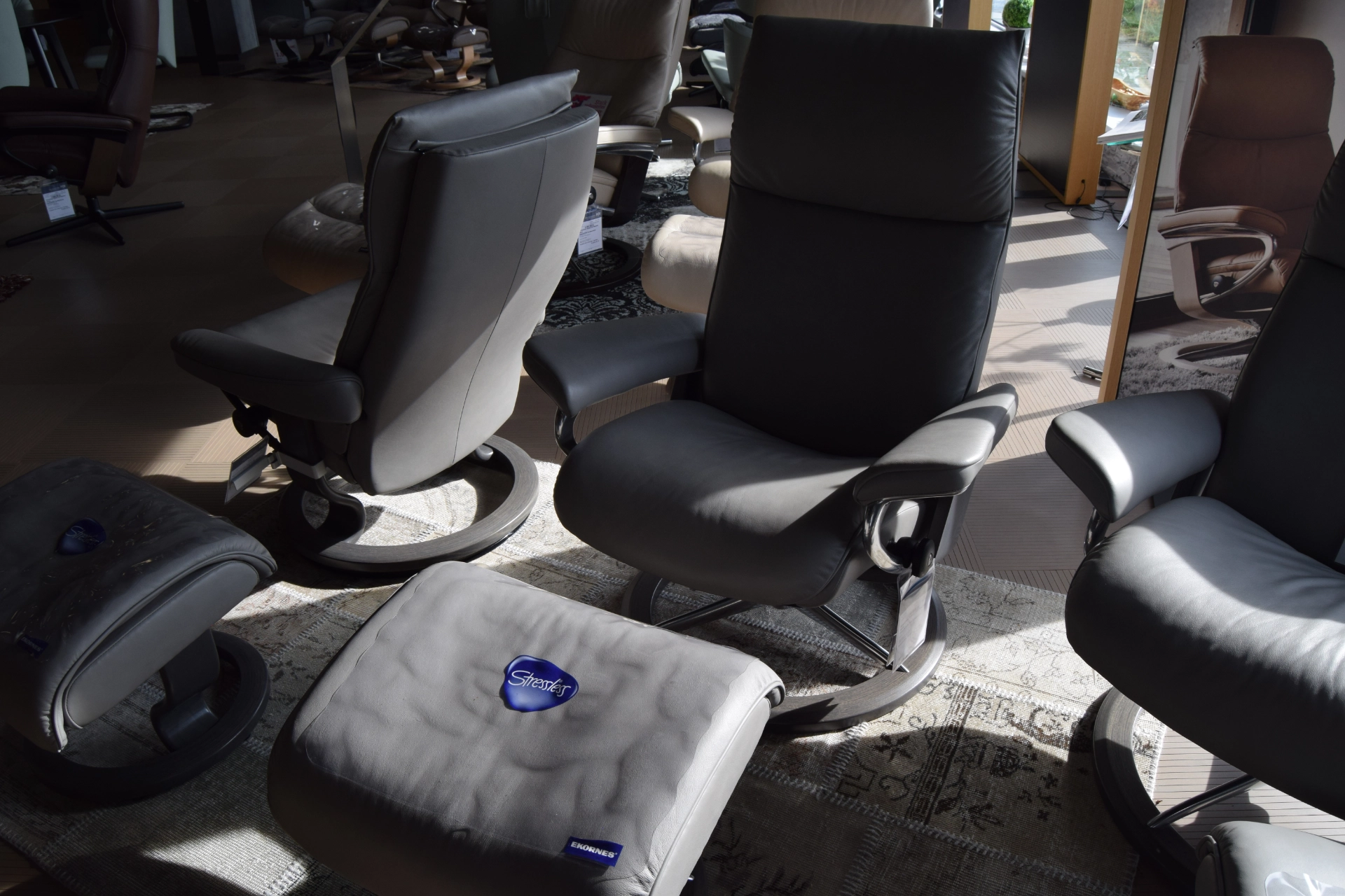 Stressless Sessel mit Hocker Aura M