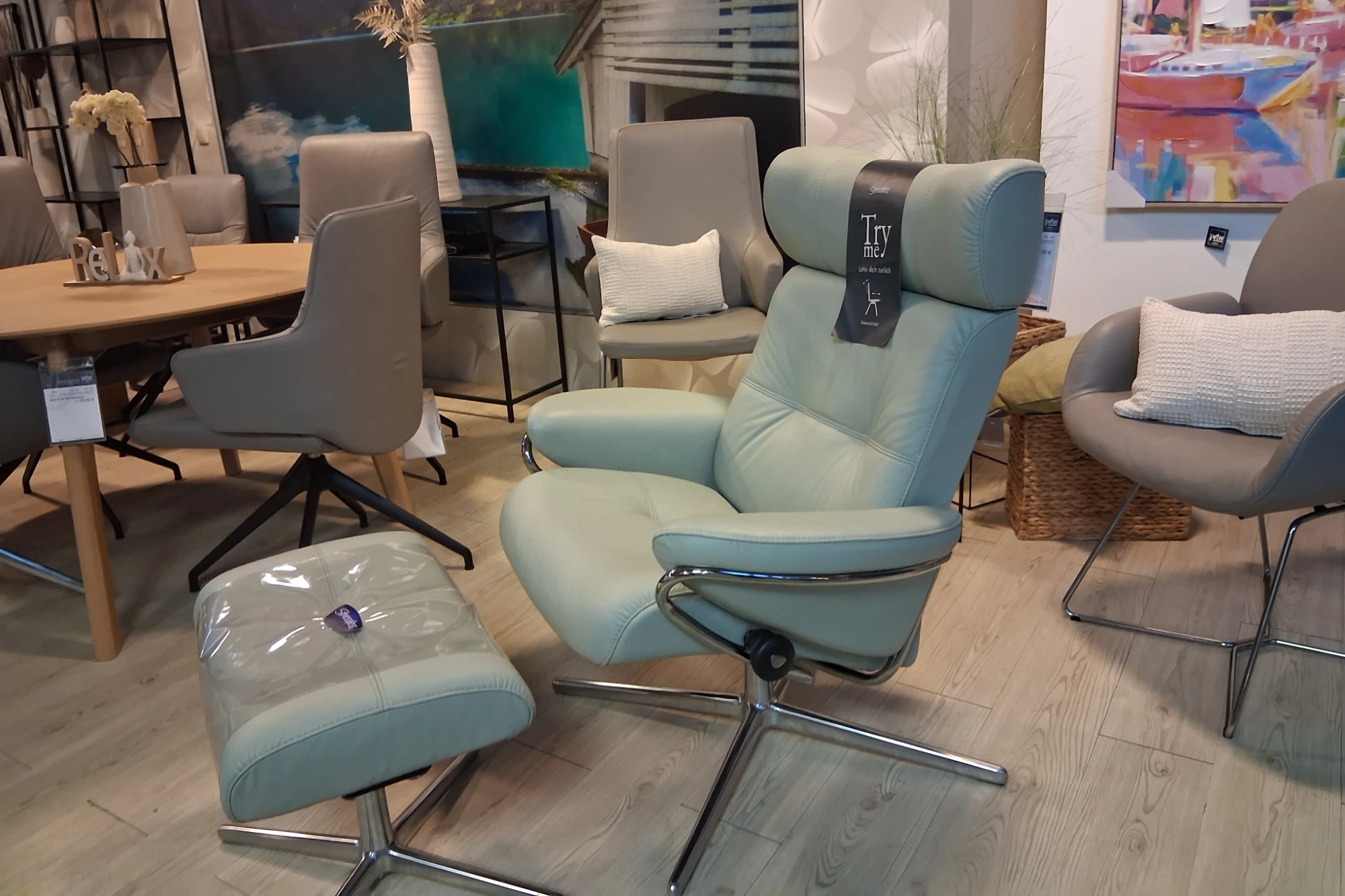 Stressless Sessel mit Hocker Berlin