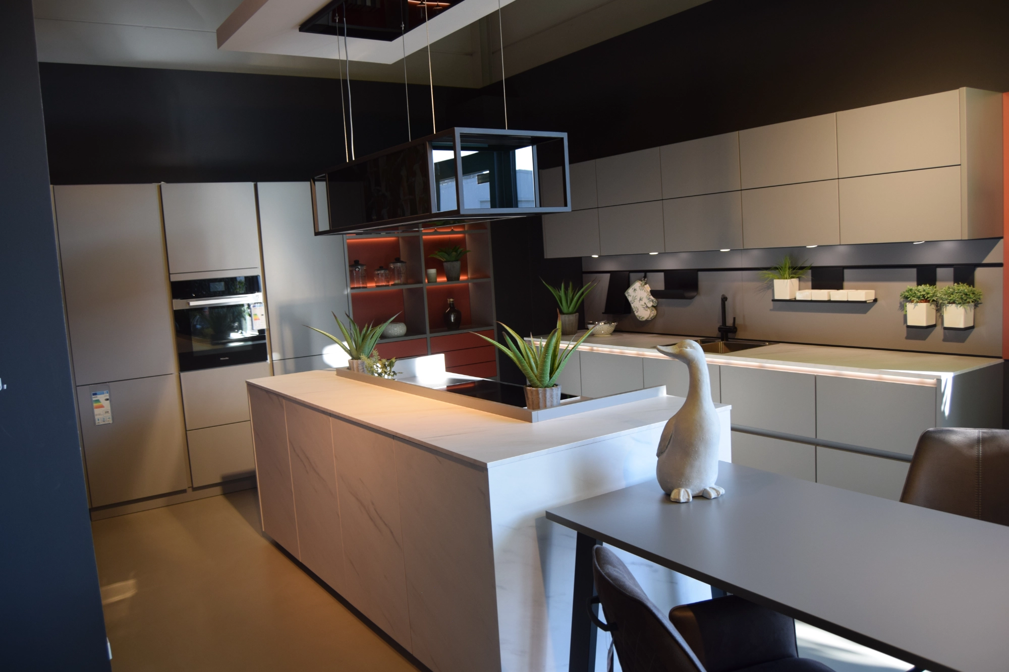 Einbauküche Schüller Achatgrau Samtmatt