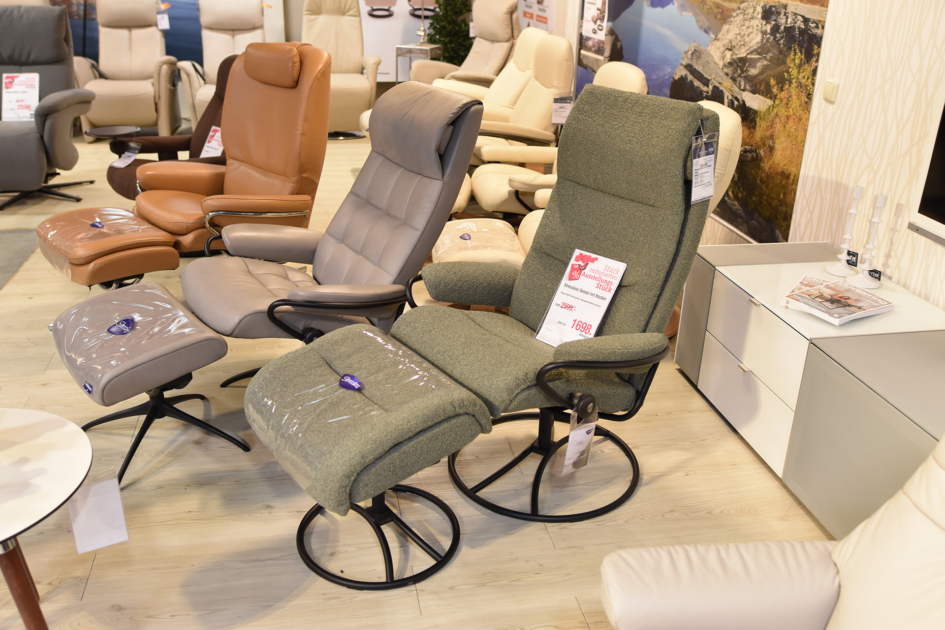 Stressless Sessel mit Hocker Tokyo