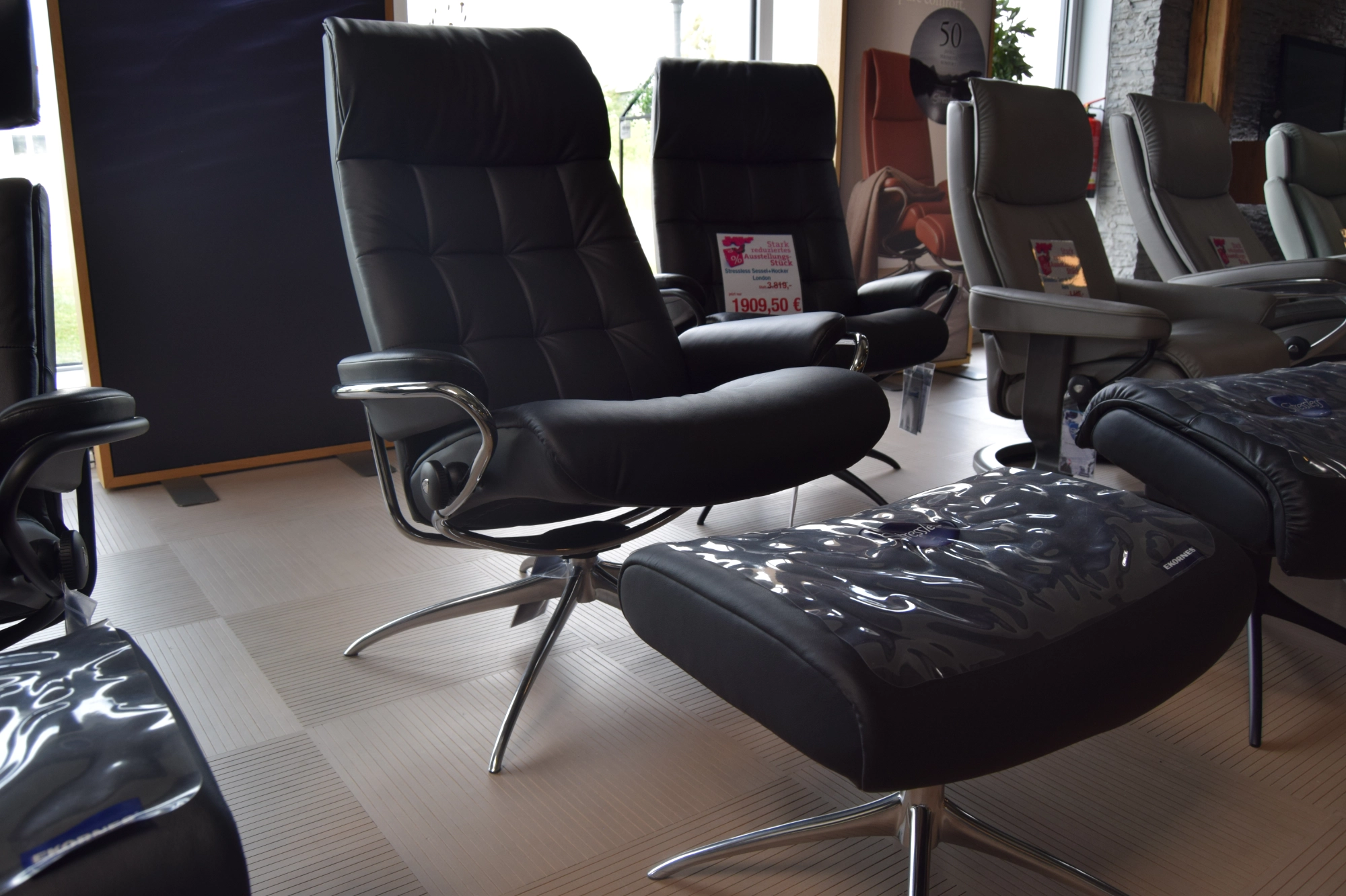 Stressless Sessel mit Hocker London