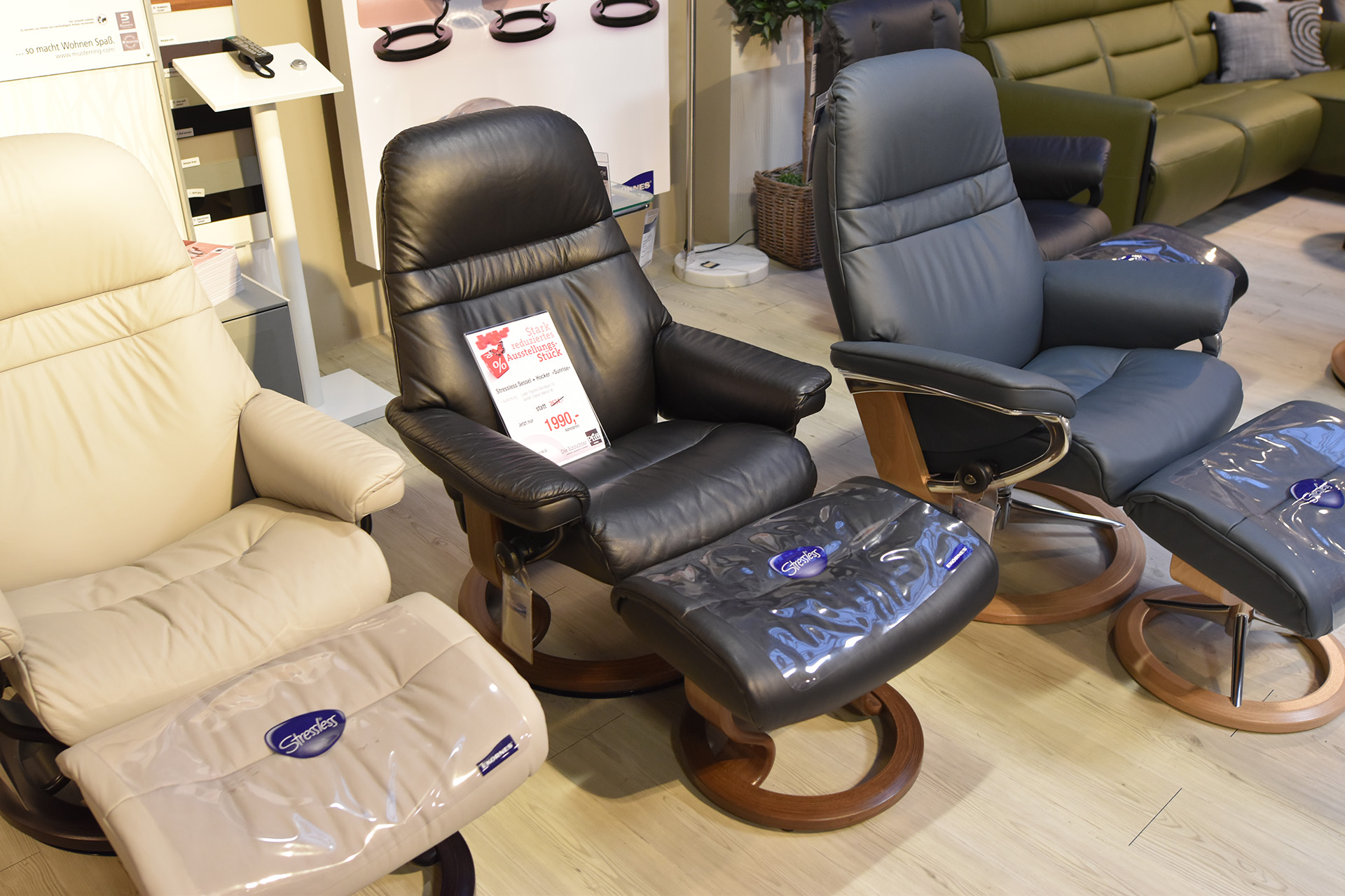 Stressless Sessel mit Hocker Sunrise
