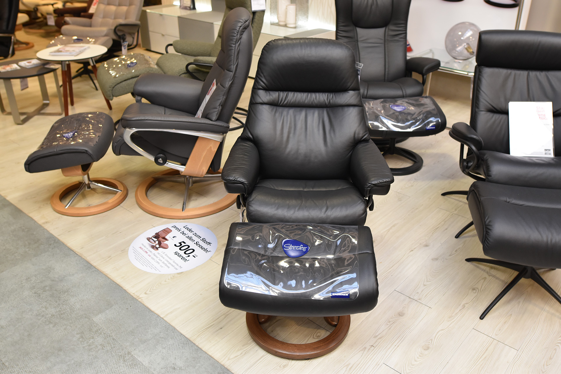 Stressless Sessel mit Hocker Sunrise S